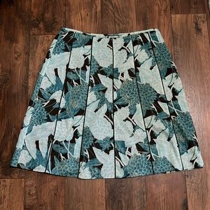 Ann Taylor Blue and Brown Skirt